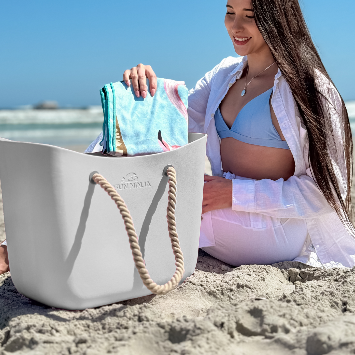 Rubber Beach Tote C3 image 9